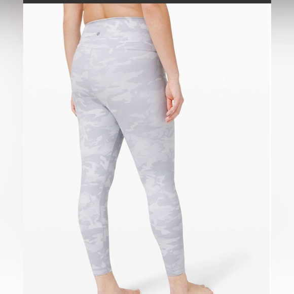 Lululemon Wunder Under High-Rise Tight 25 Luxtreme Gray Camouflage Leggings - Picture 3 of 7